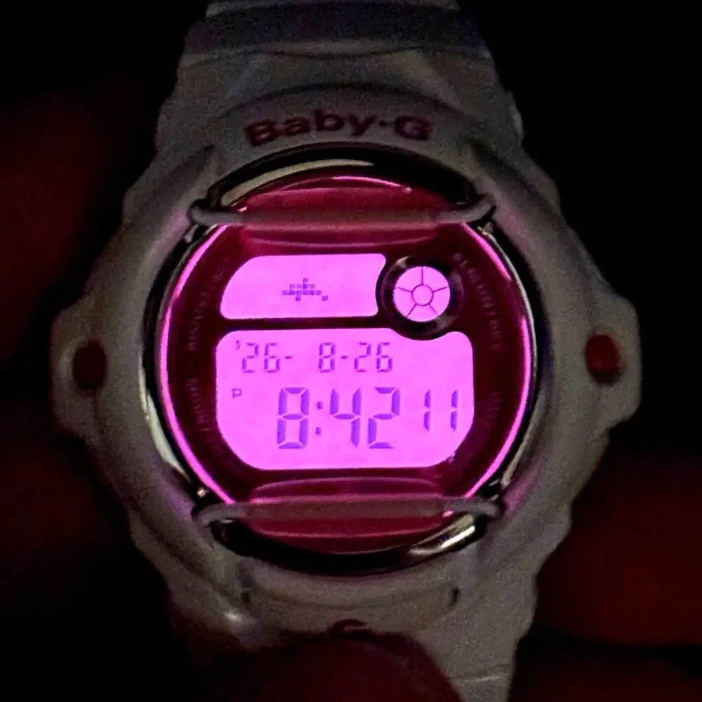 Casio Baby-G BG169R-7D White Pink Digital 200M Women’s Watch NWT